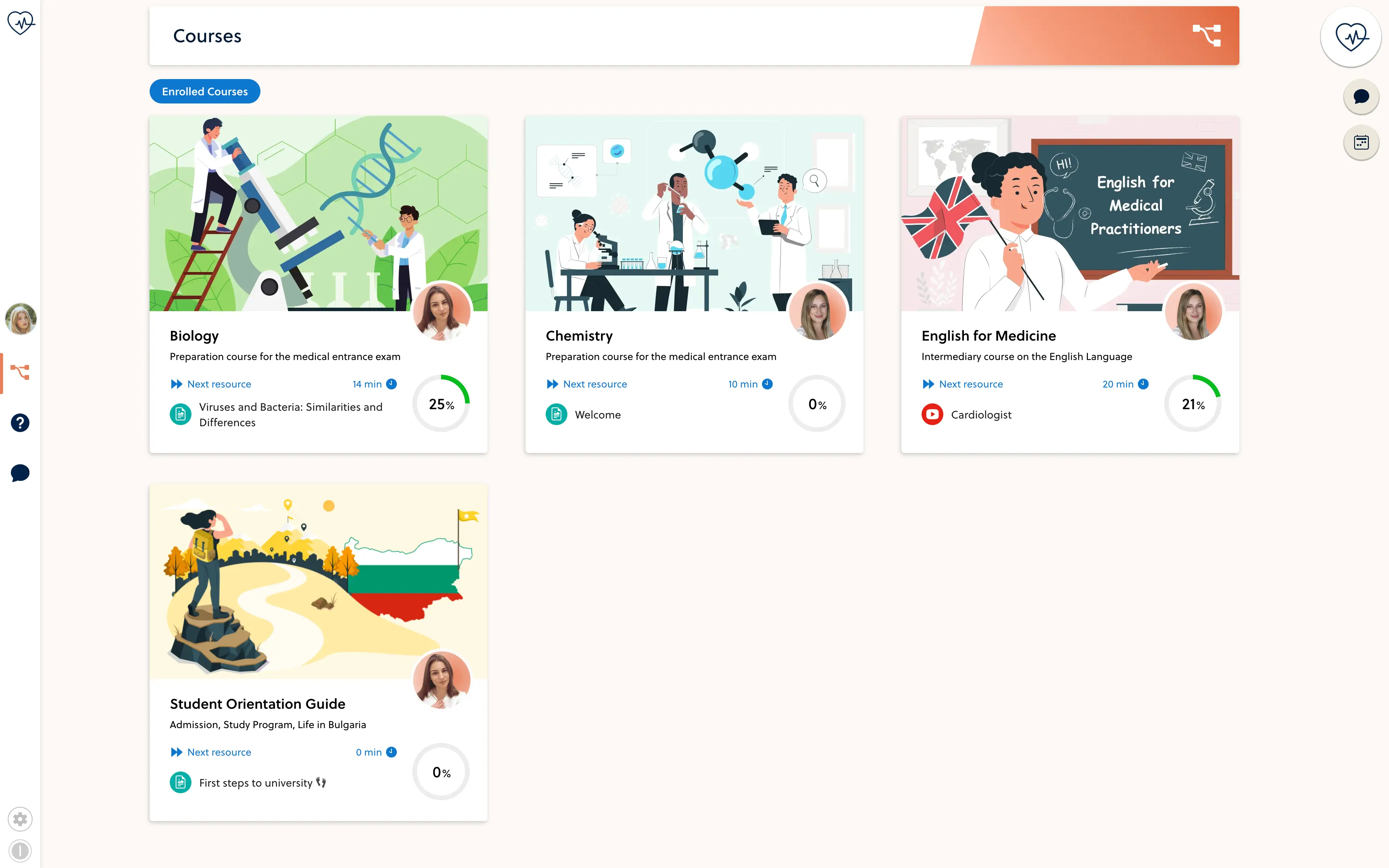 Interactive study platform for ENEM: Master subjects like Biology, Chemistry, and Physics with expert-crafted content.